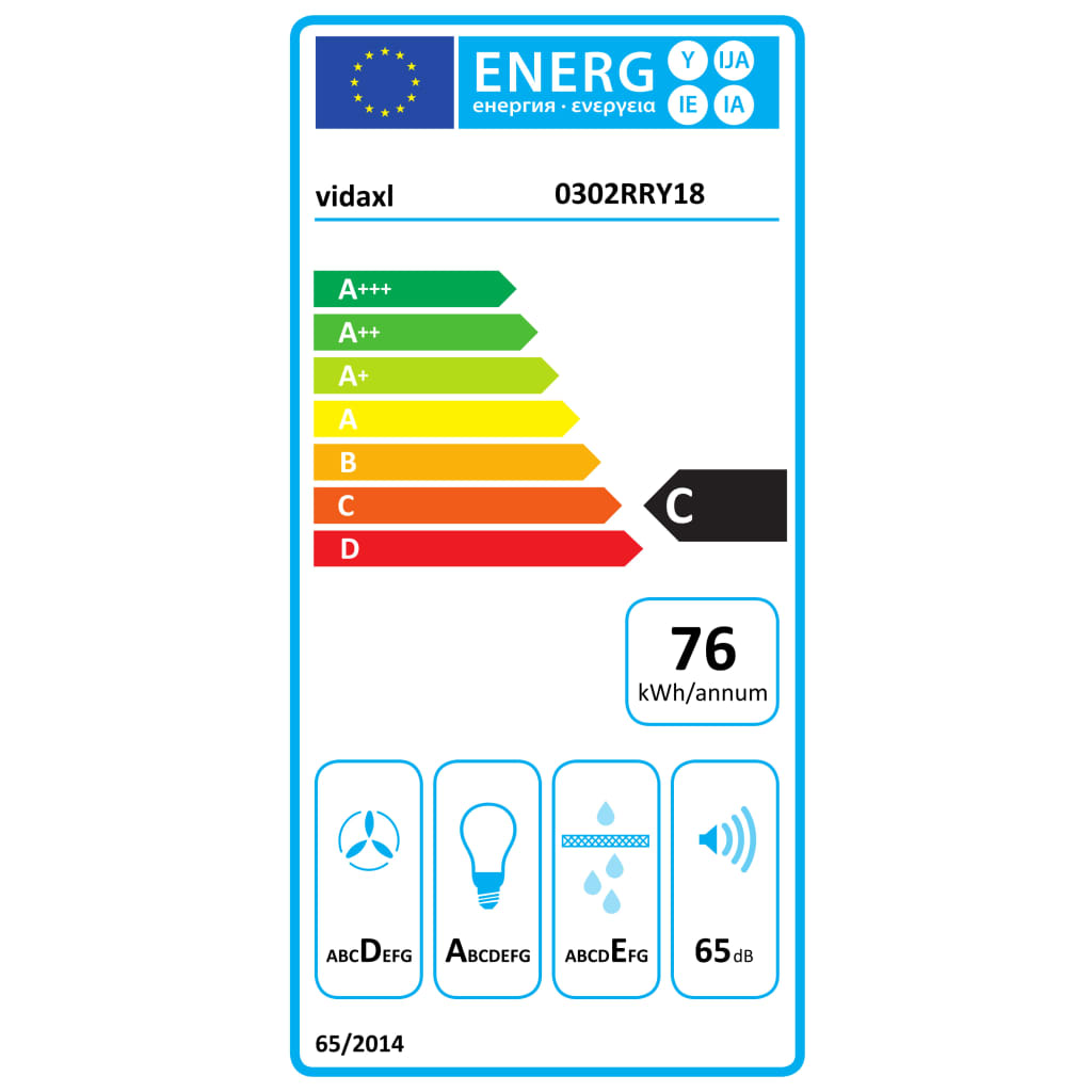 Afzuigkap hangend met aanraaksensor LCD 55 cm staal