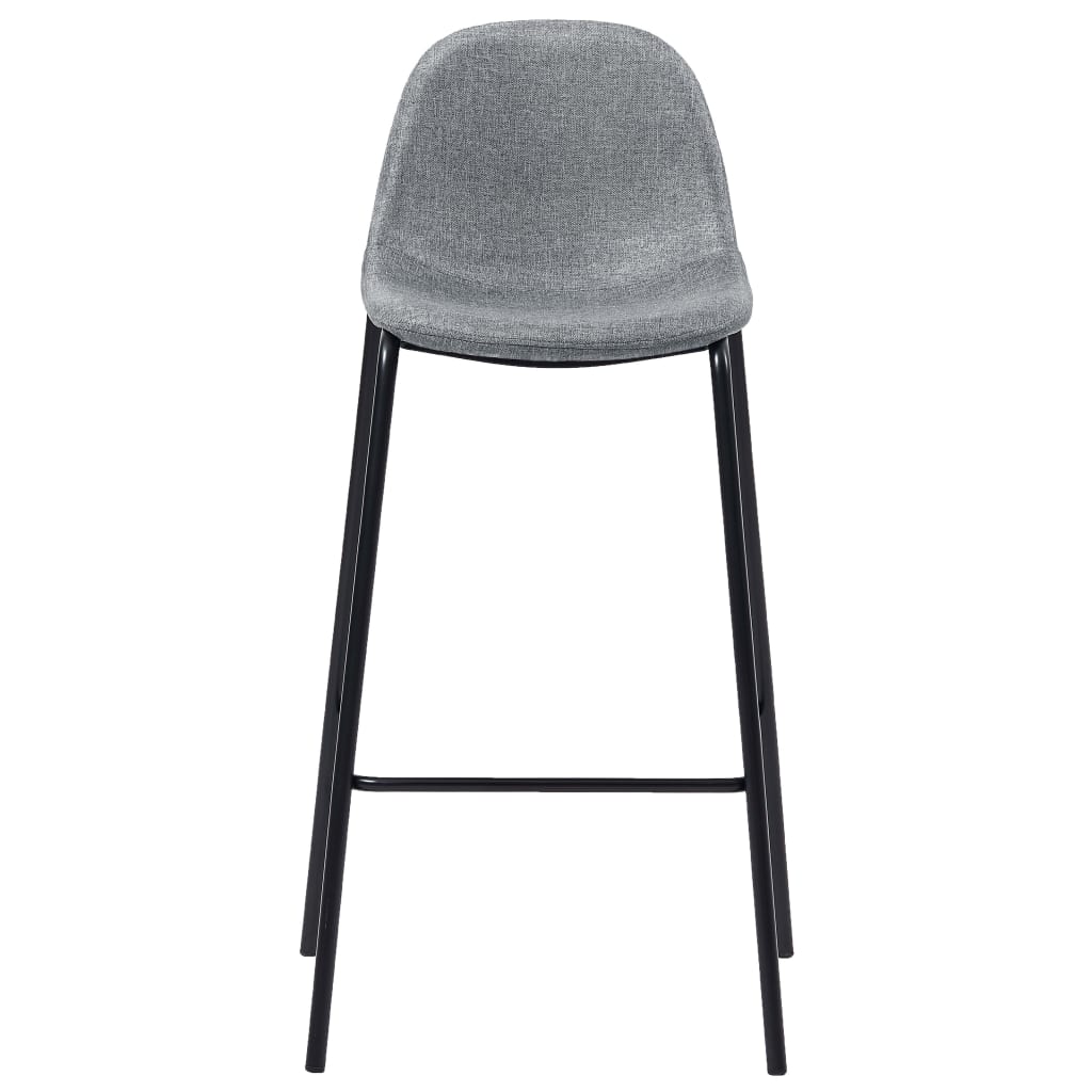 Barstoelen 4 st stof