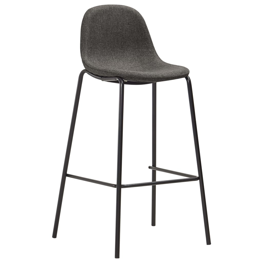 Barstoelen 6 st stof