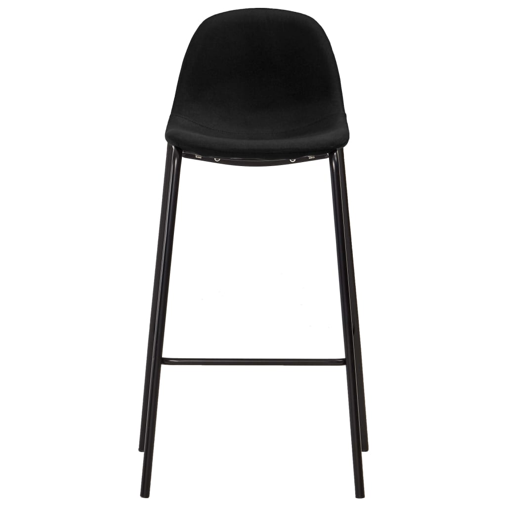 Barstoelen 4 st stof