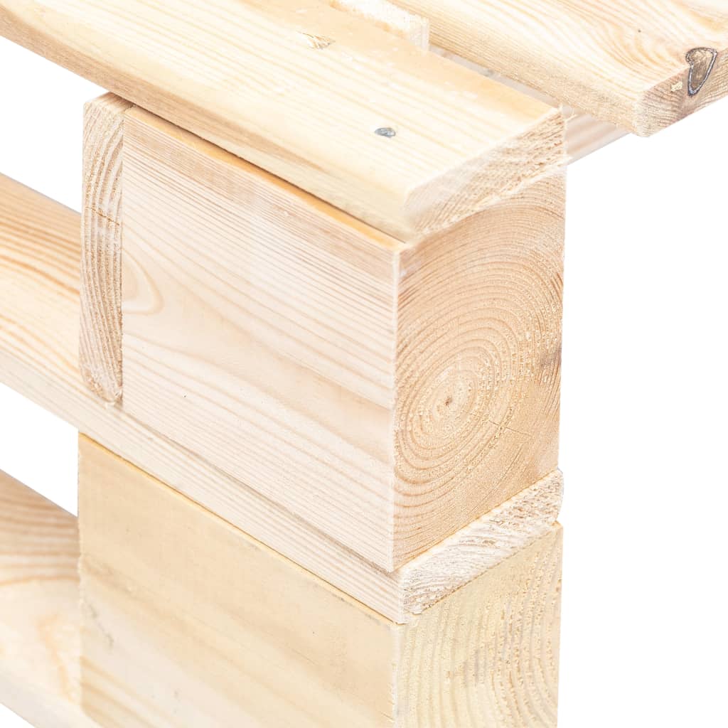 Tuinhocker pallet hout