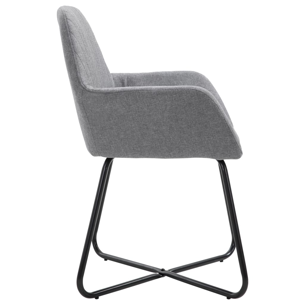 Eetkamerstoelen 4 st stof