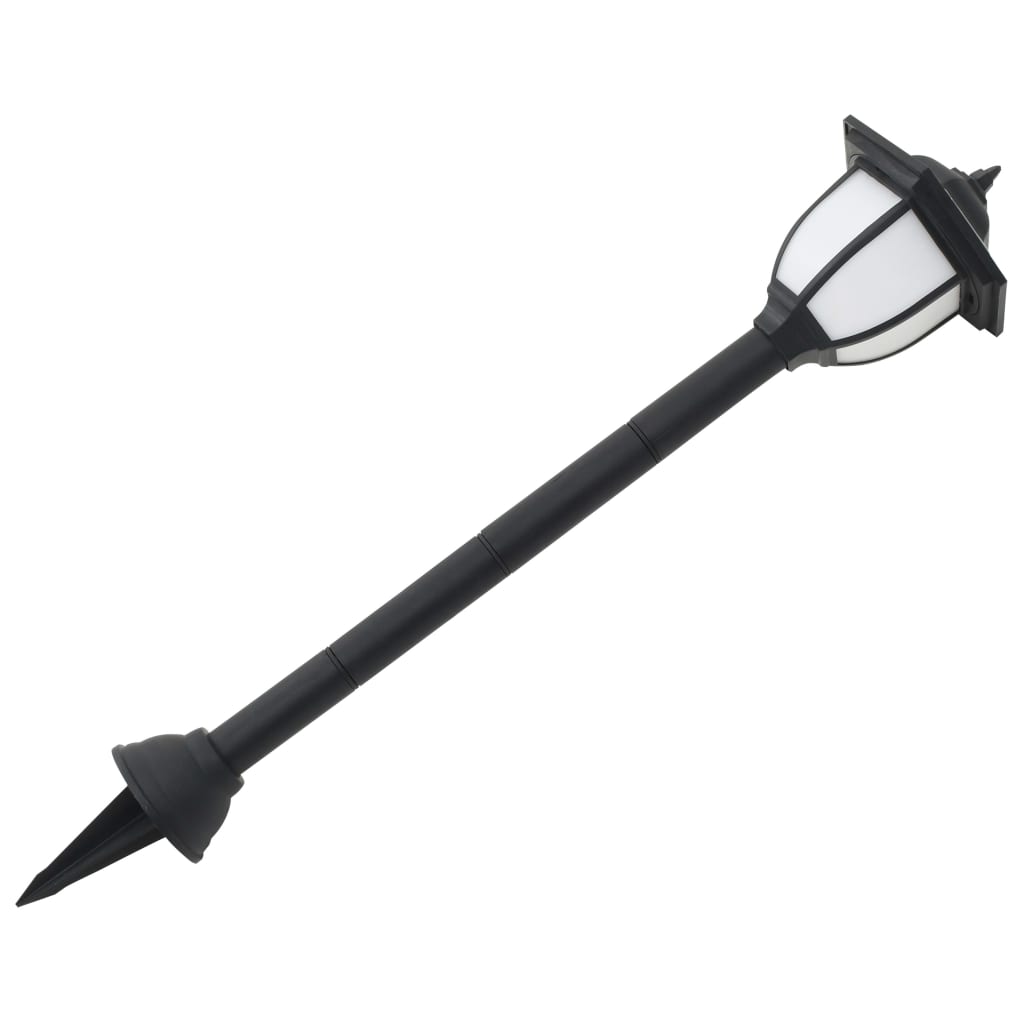 LED-solarlampen zwart 3 st