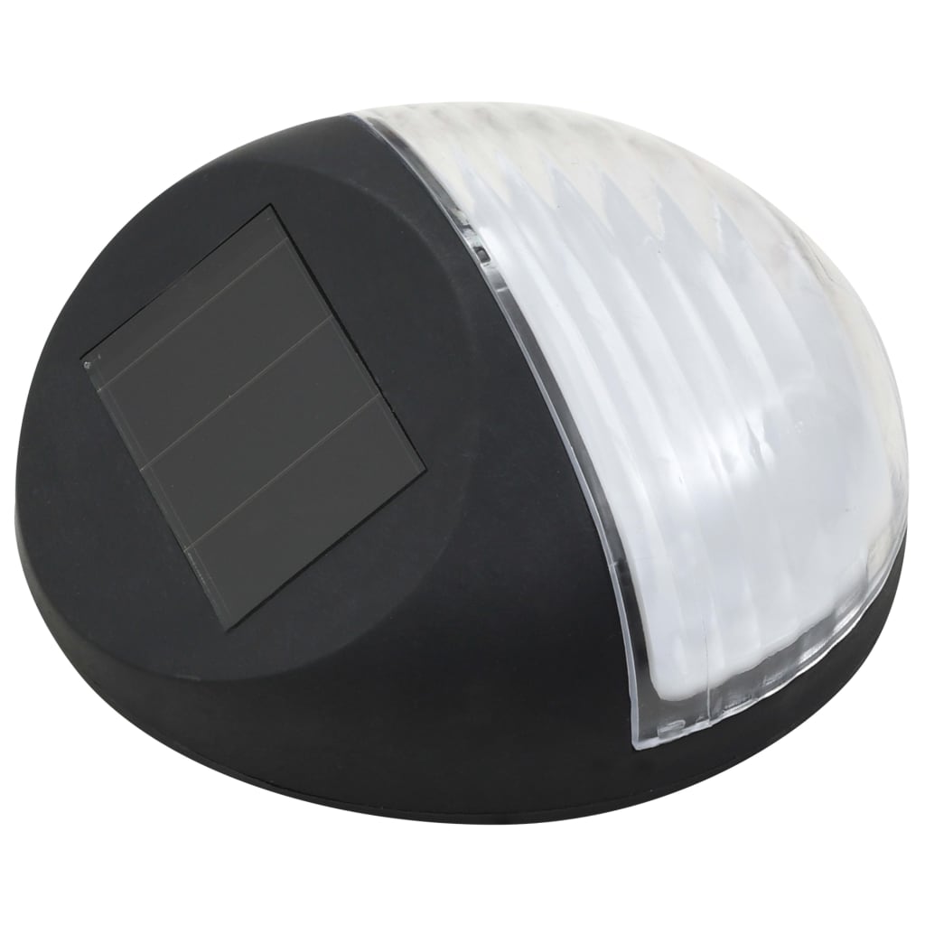 Solarwandlampen LED 24 st rond zilverkleurig