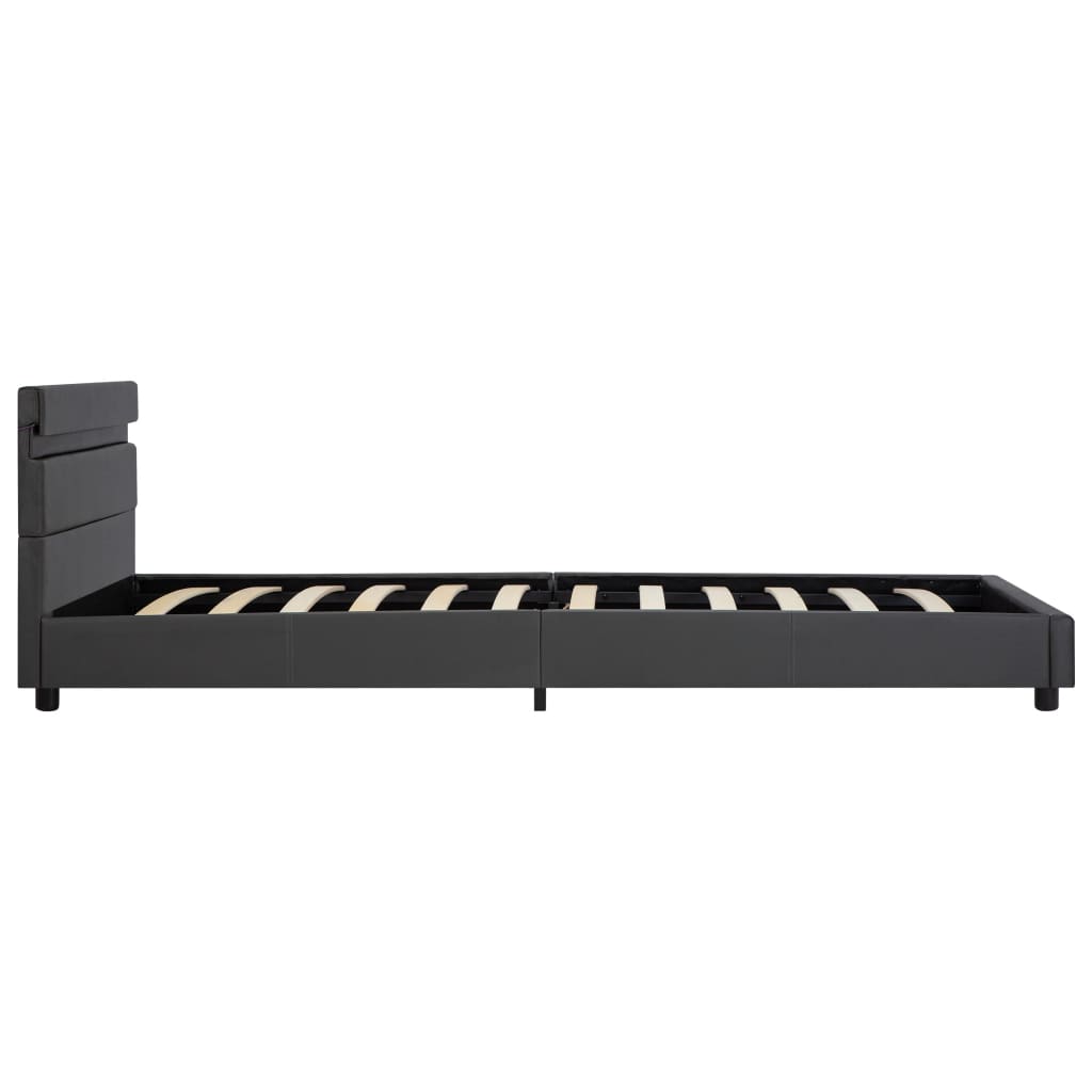 Bedframe met LED kunstleer 180x200 cm