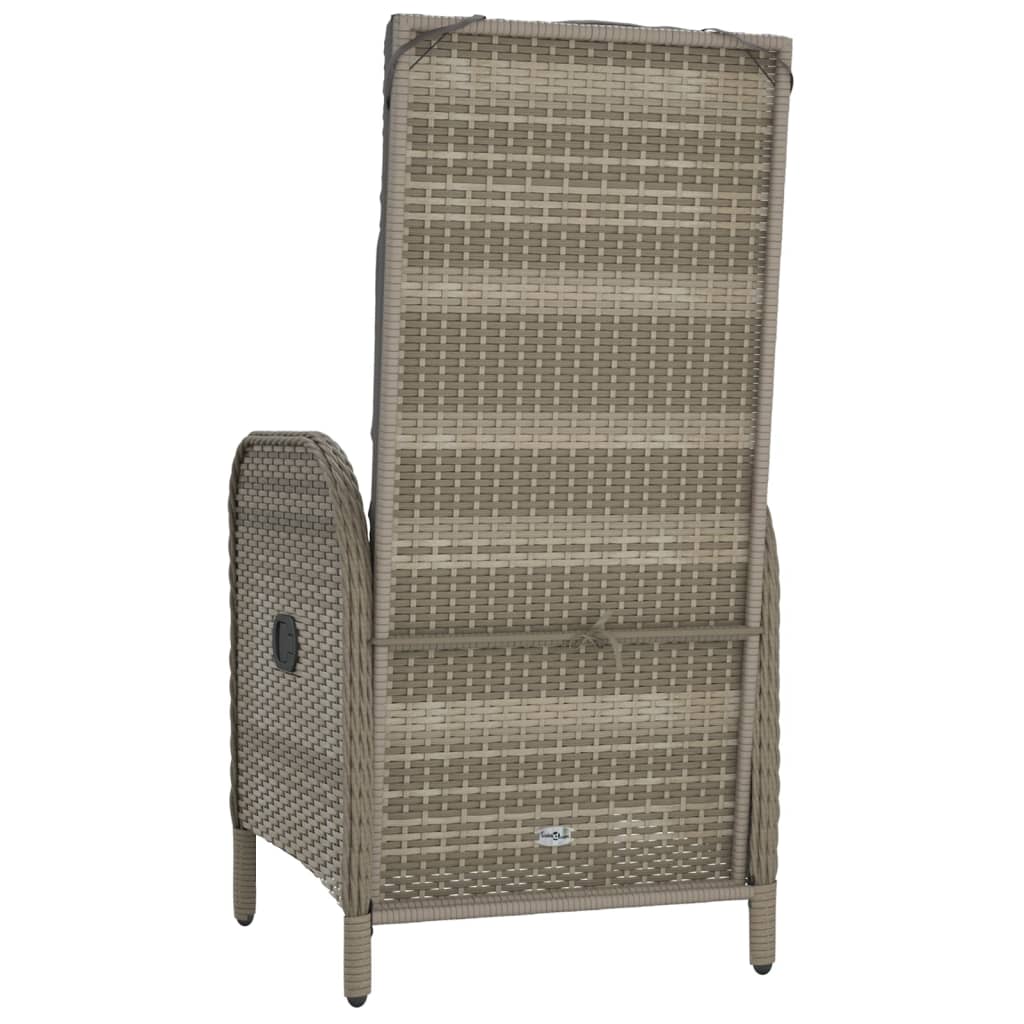 Tuinstoelen 2 st poly rattan zwart