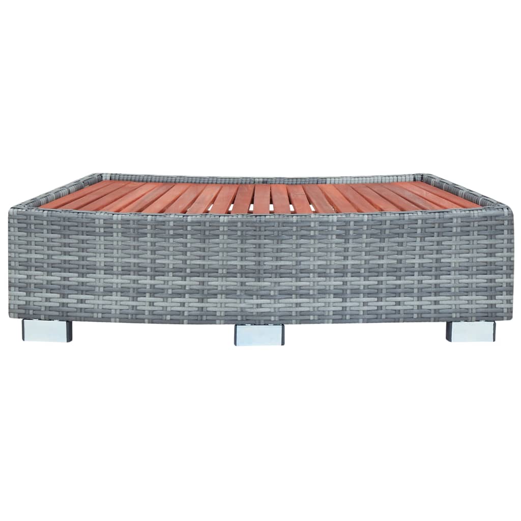 Spatrap 92x45x25 cm poly rattan