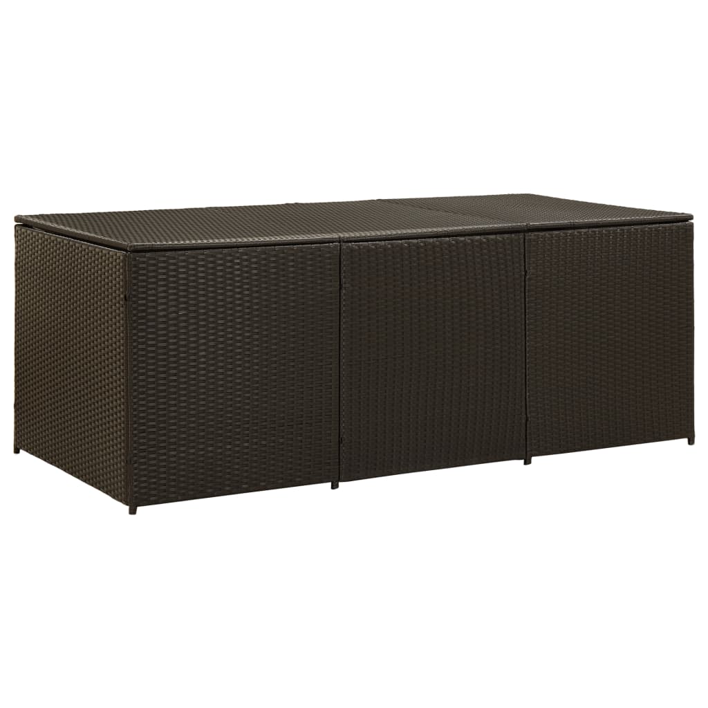 Tuinbox 100x50x50 cm poly rattan