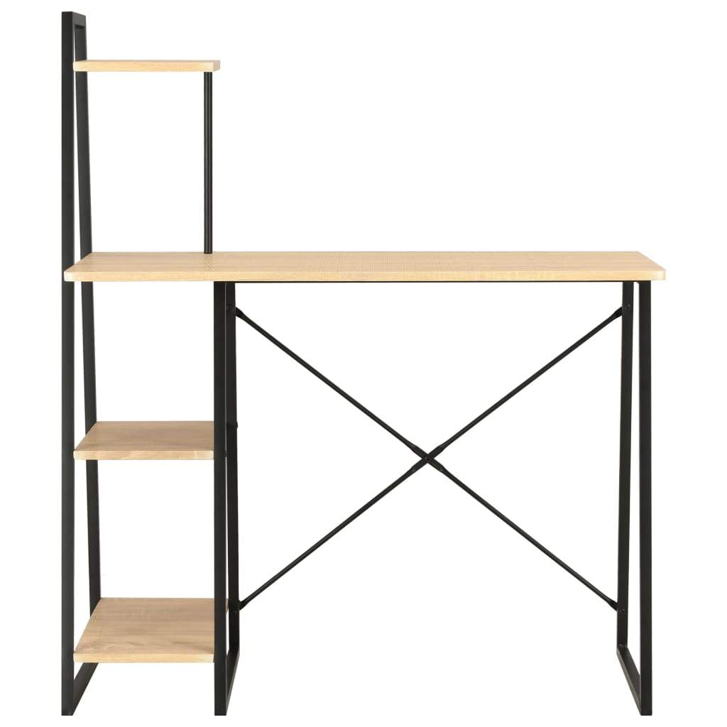 Bureau met schappen 102x50x117 cm