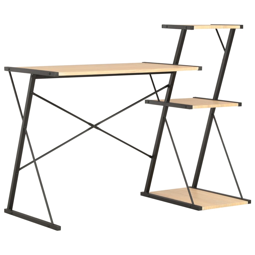 Bureau met schap 116x50x93 cm