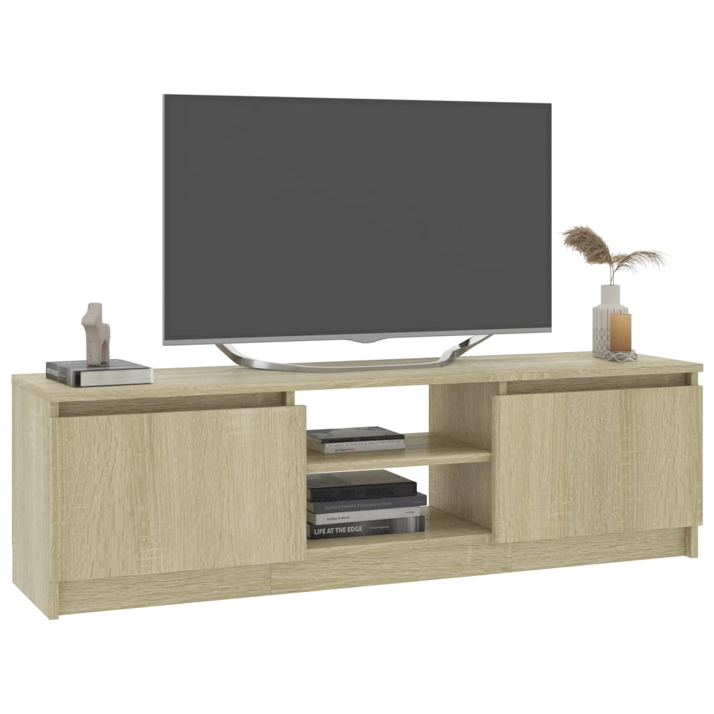 Tv-meubel 120x30x35,5 cm bewerkt hout