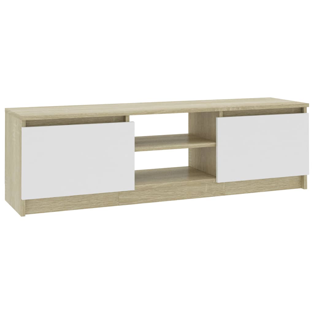 Tv-meubel 120x30x35,5 cm bewerkt hout