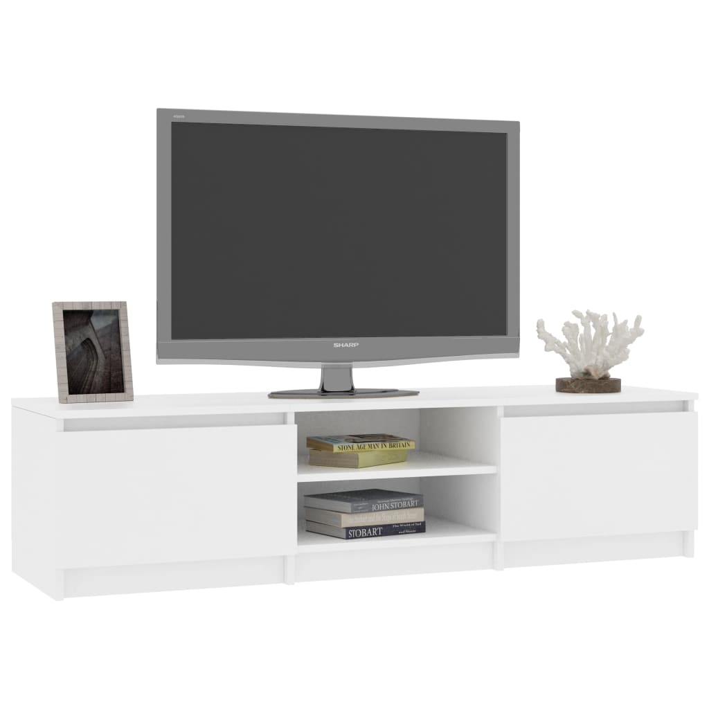 Tv-meubel 140x40x35,5 cm bewerkt hout