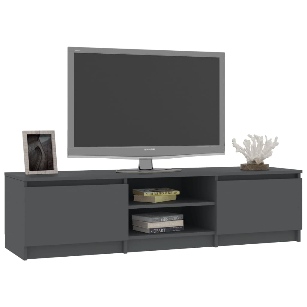 Tv-meubel 140x40x35,5 cm bewerkt hout eikenkleurig