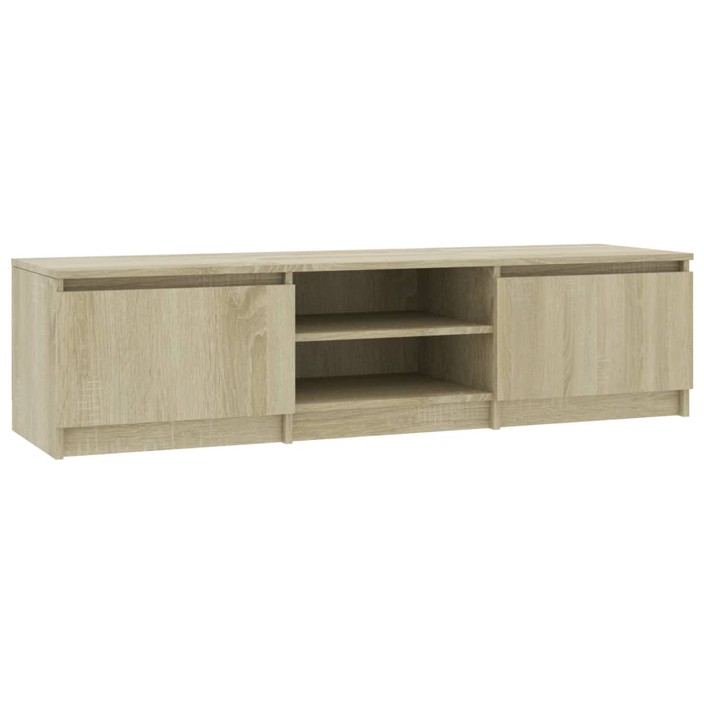 Tv-meubel 140x40x35,5 cm bewerkt hout