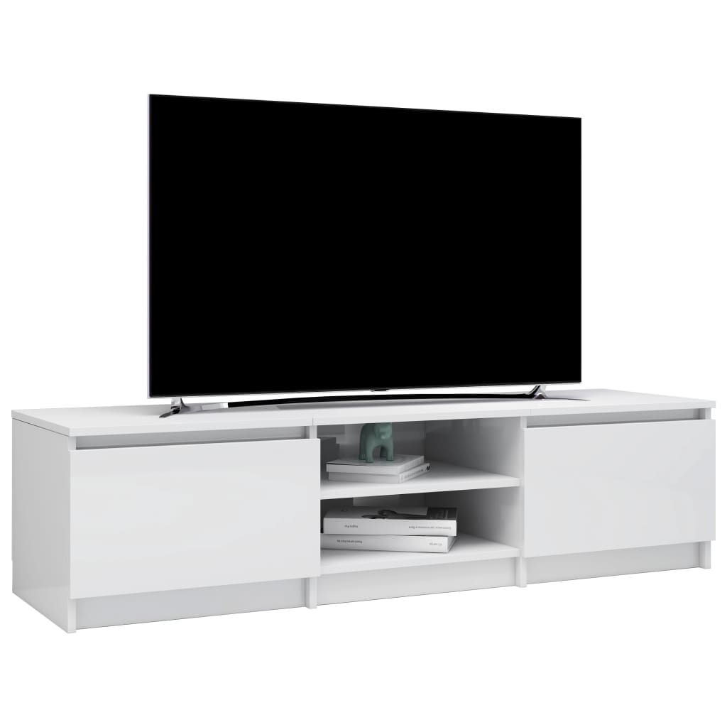 Tv-meubel 140x40x35,5 cm bewerkt hout