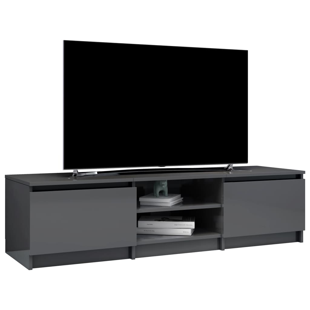 Tv-meubel 140x40x35,5 cm bewerkt hout eikenkleurig