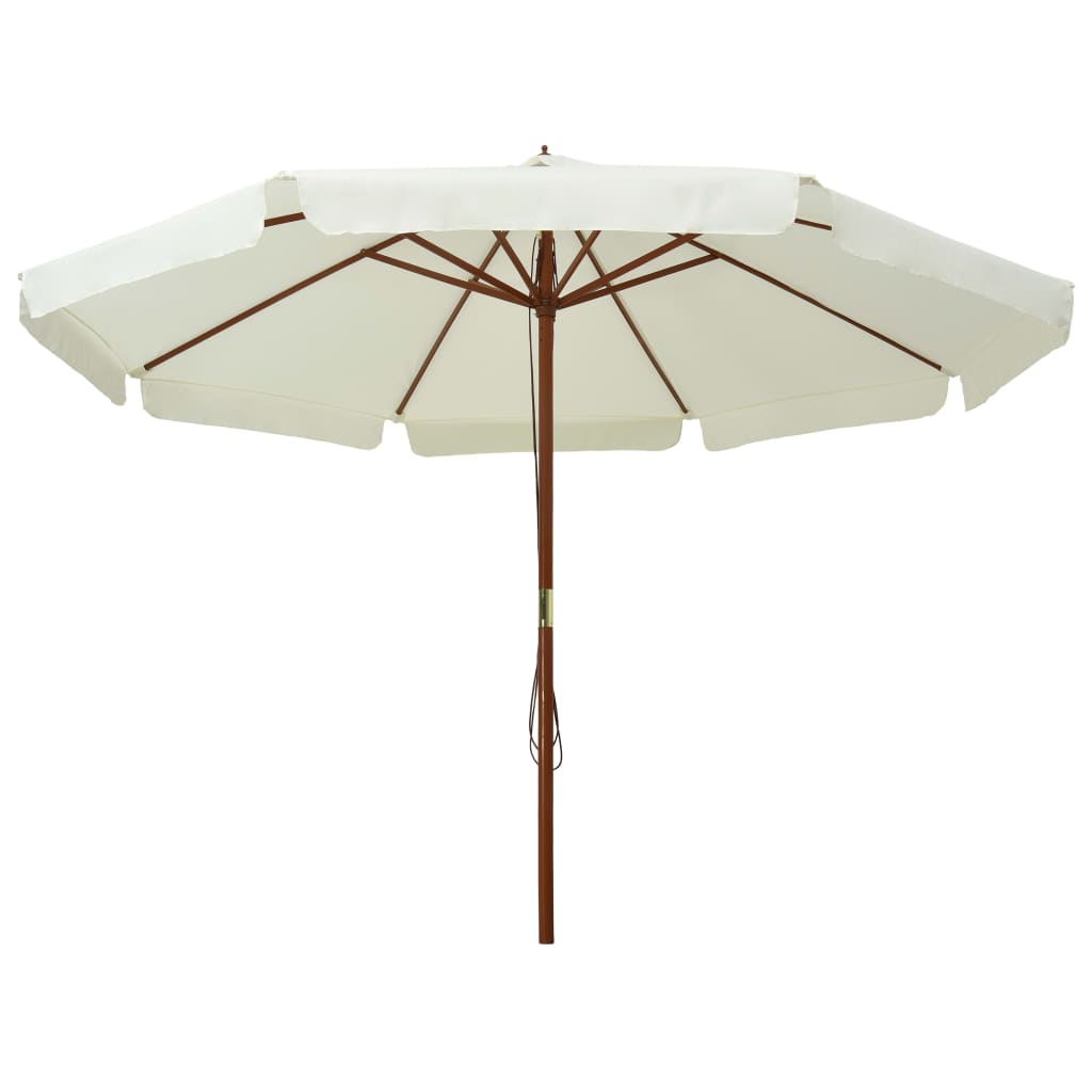 Parasol met houten paal 330 cm