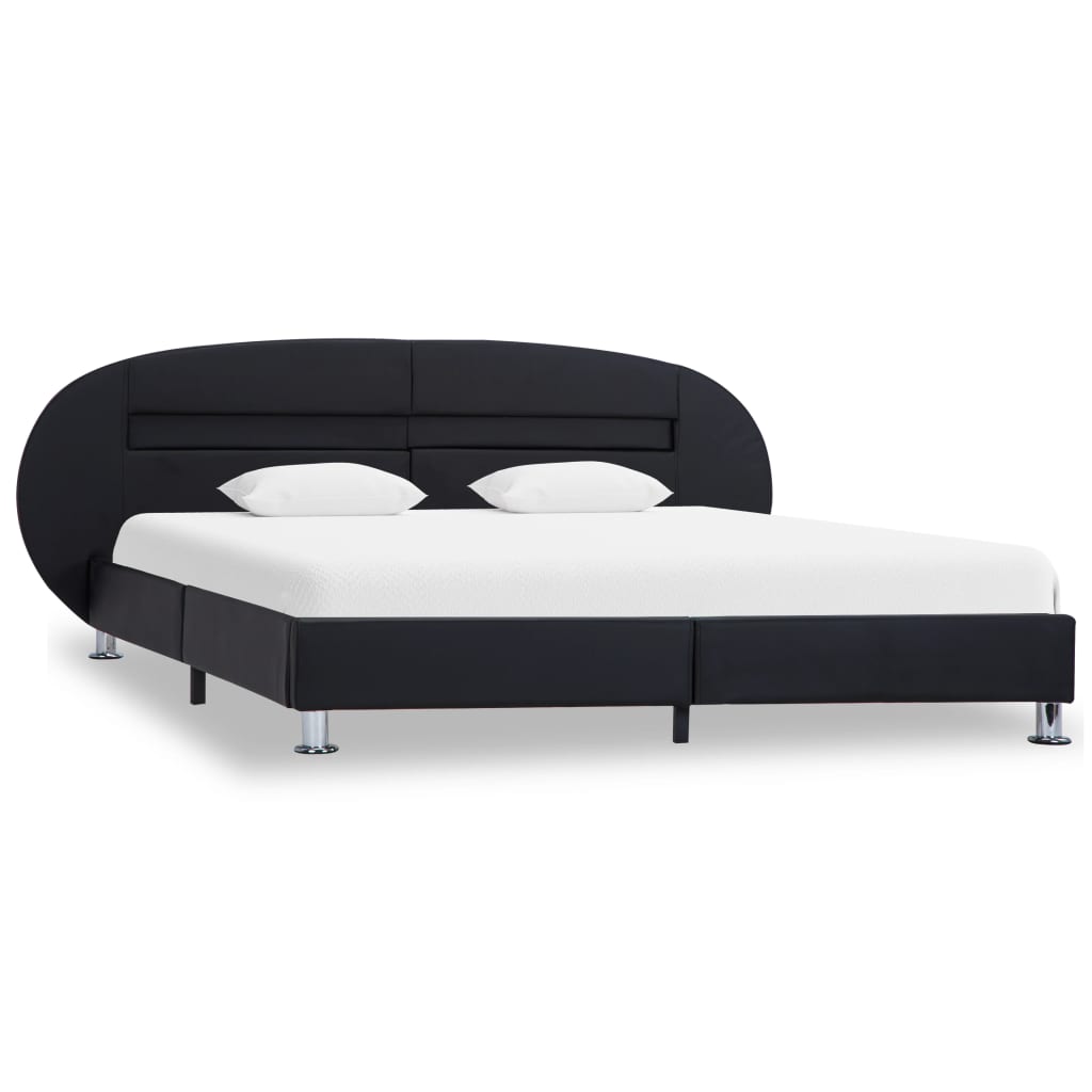 Bedframe met LED kunstleer 180x200 cm