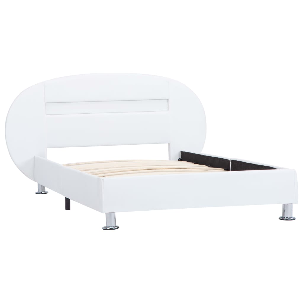 Bedframe met LED kunstleer 180x200 cm