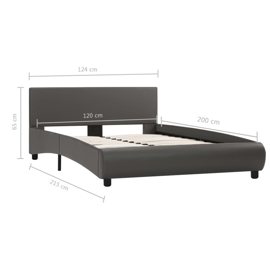 Bedframe kunstleer 140x200 cm