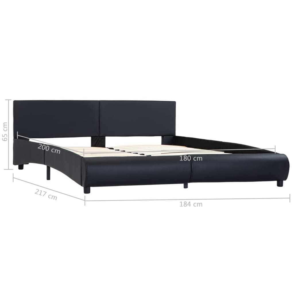 Bedframe met LED stof 140x200 cm