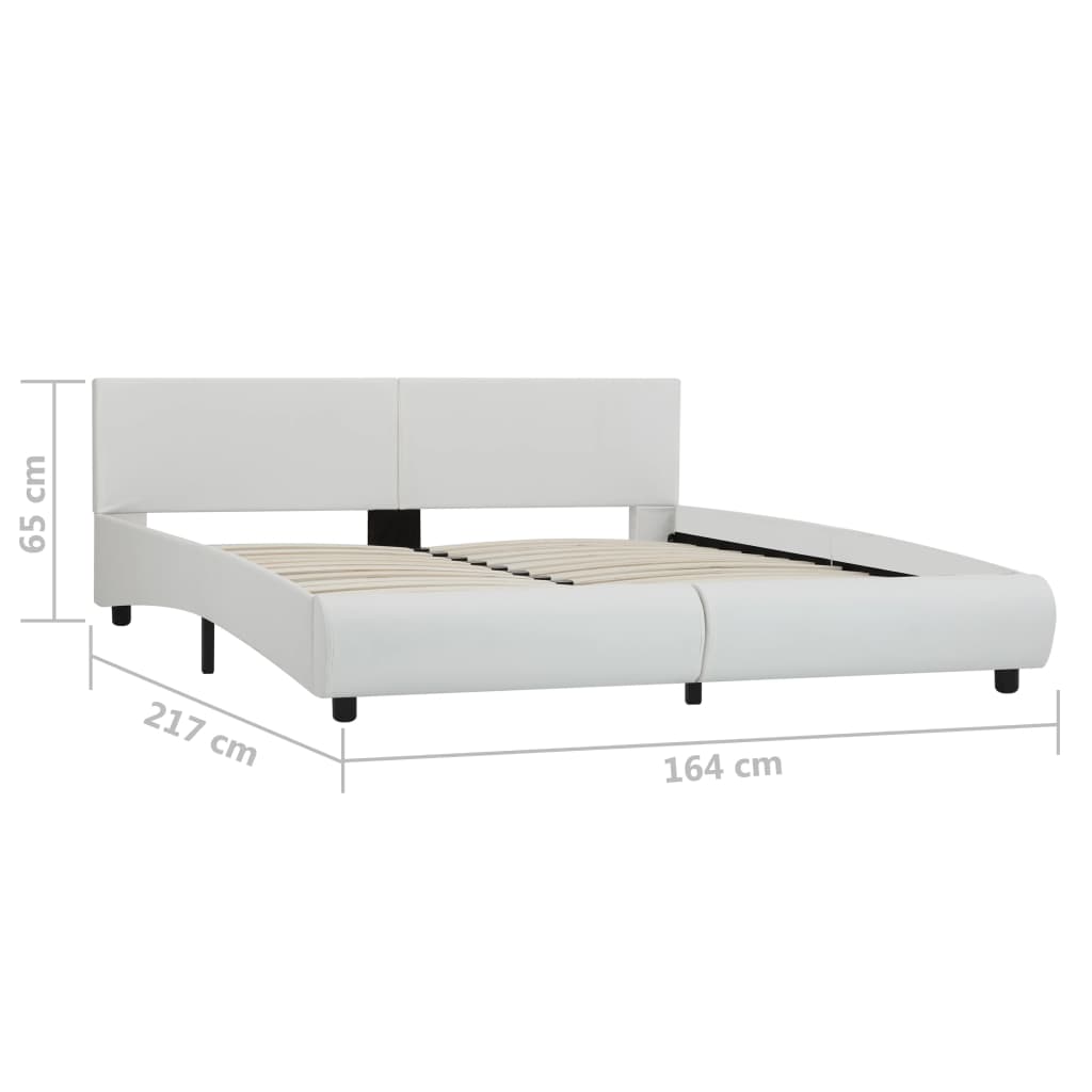 Bedframe met LED stof 140x200 cm