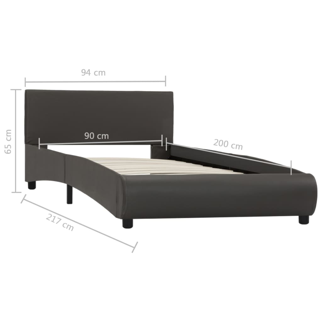 Bedframe met LED stof 140x200 cm