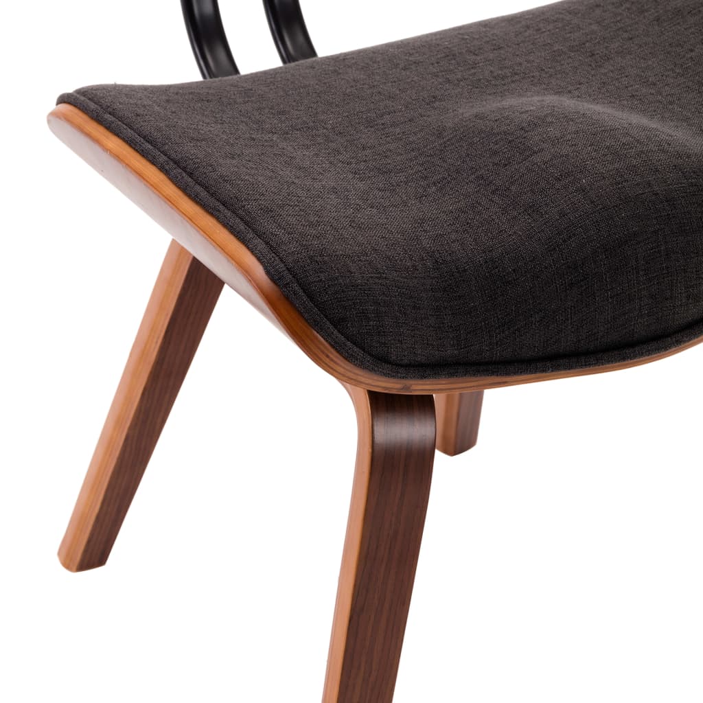 Eetkamerstoelen 6 st gebogen hout kunstleer