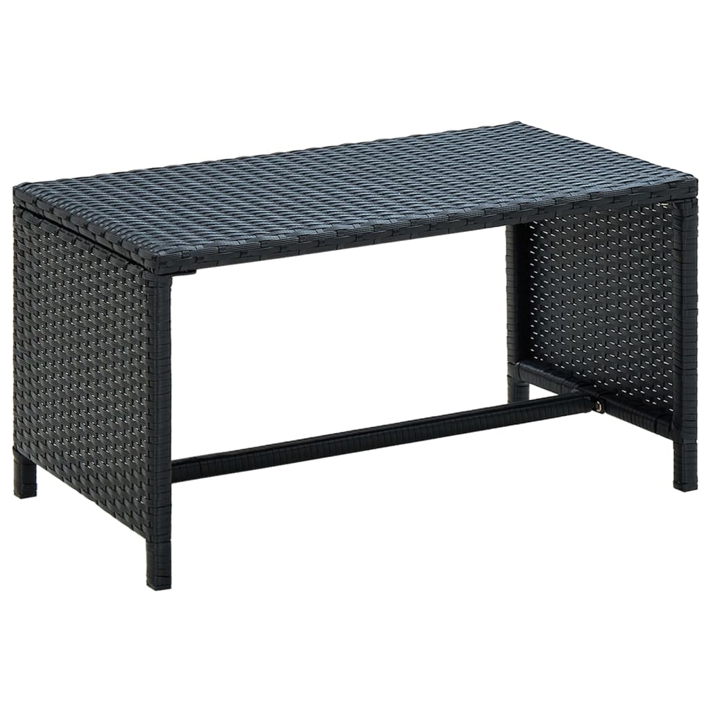 Salontafel 70x40x38 cm poly rattan