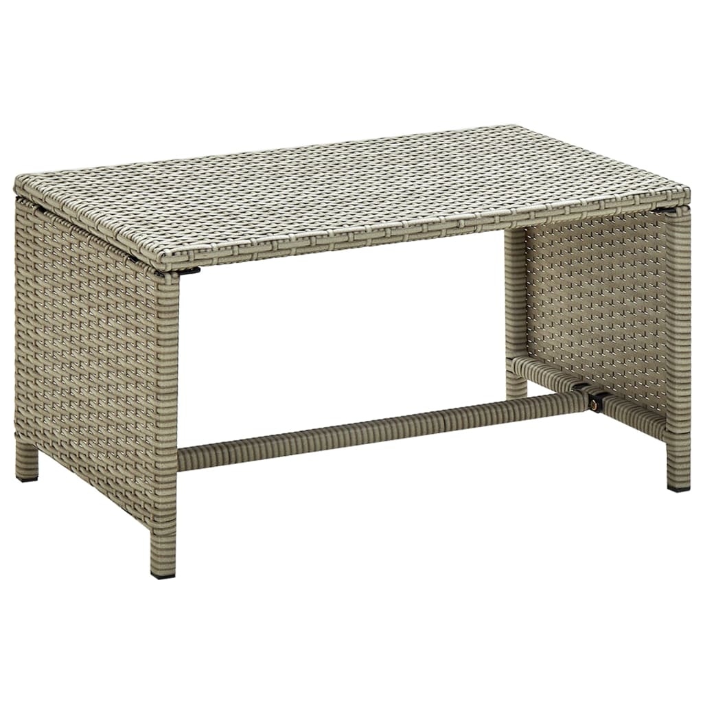 Salontafel 70x40x38 cm poly rattan