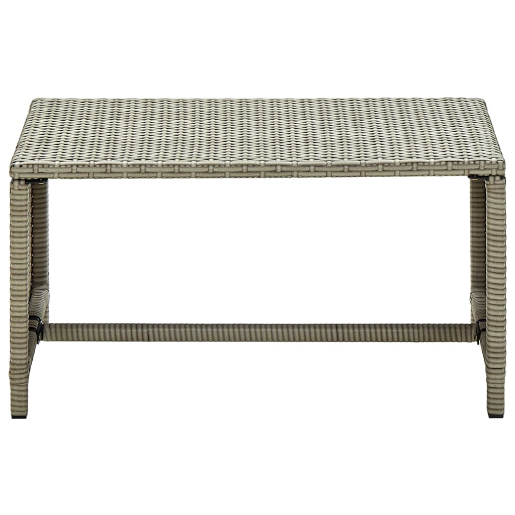 Salontafel 70x40x38 cm poly rattan