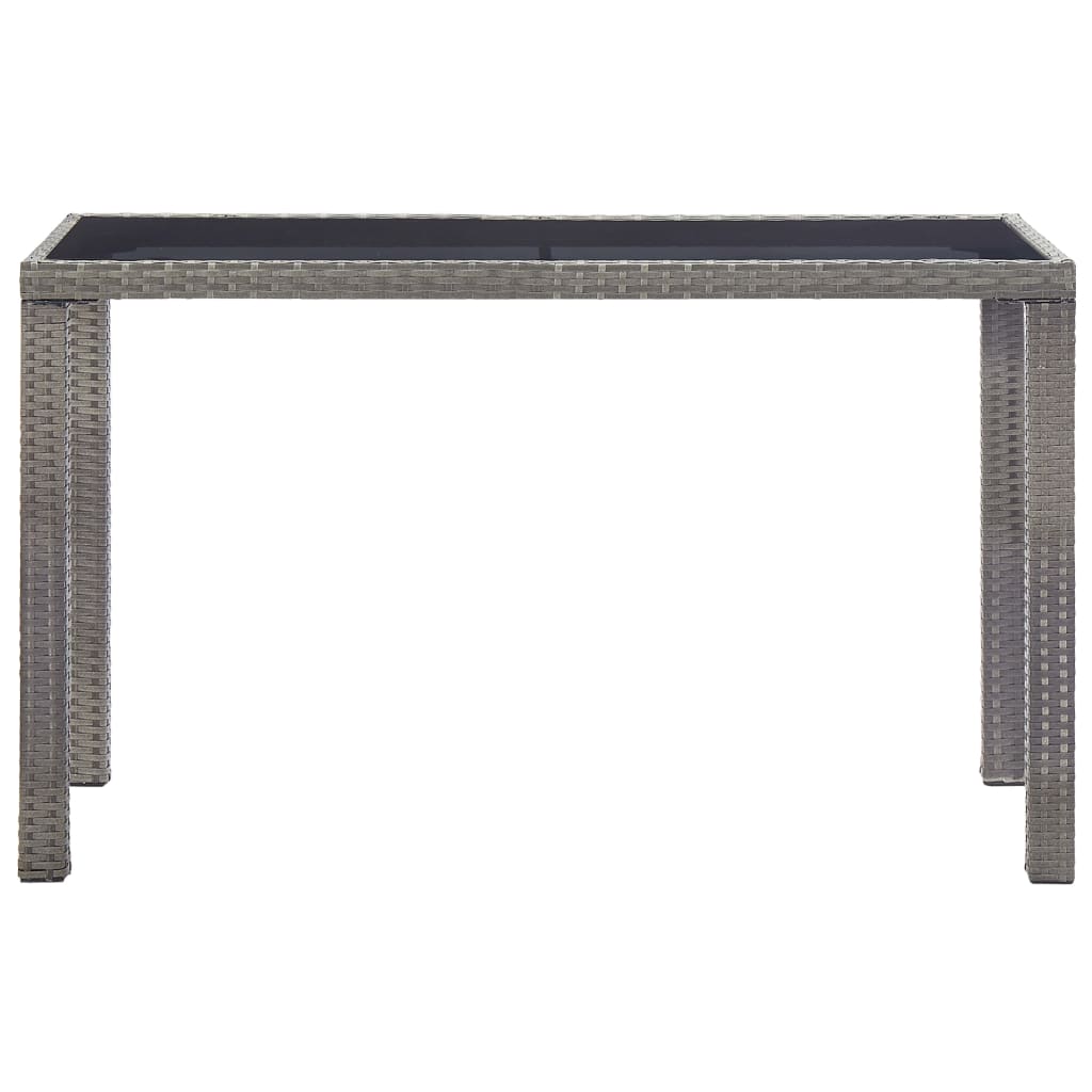 Tuintafel 110x60x67 cm poly rattan