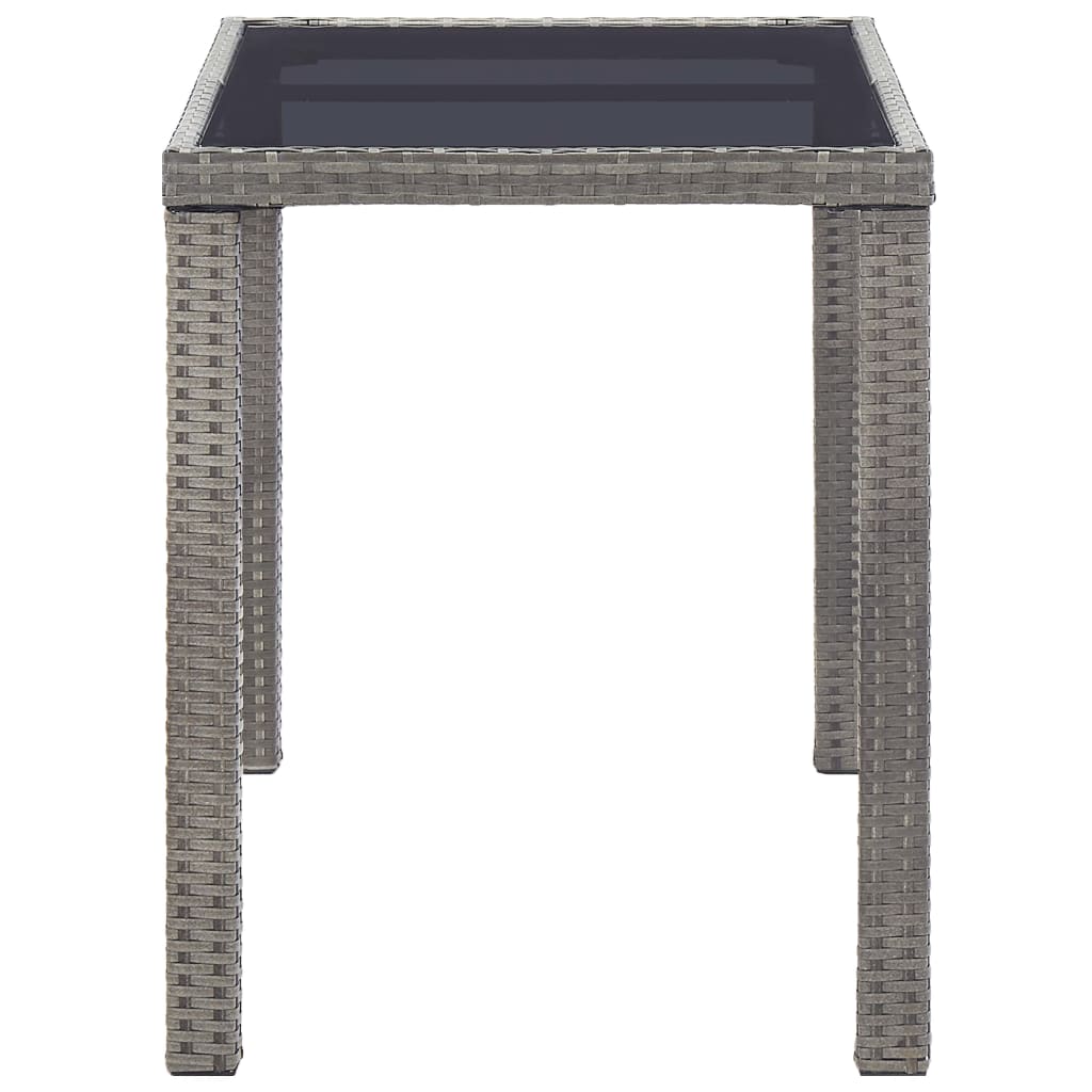 Tuintafel 110x60x67 cm poly rattan