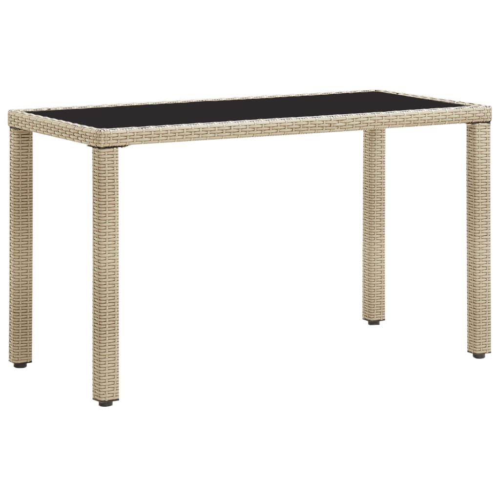 Tuintafel 110x60x67 cm poly rattan