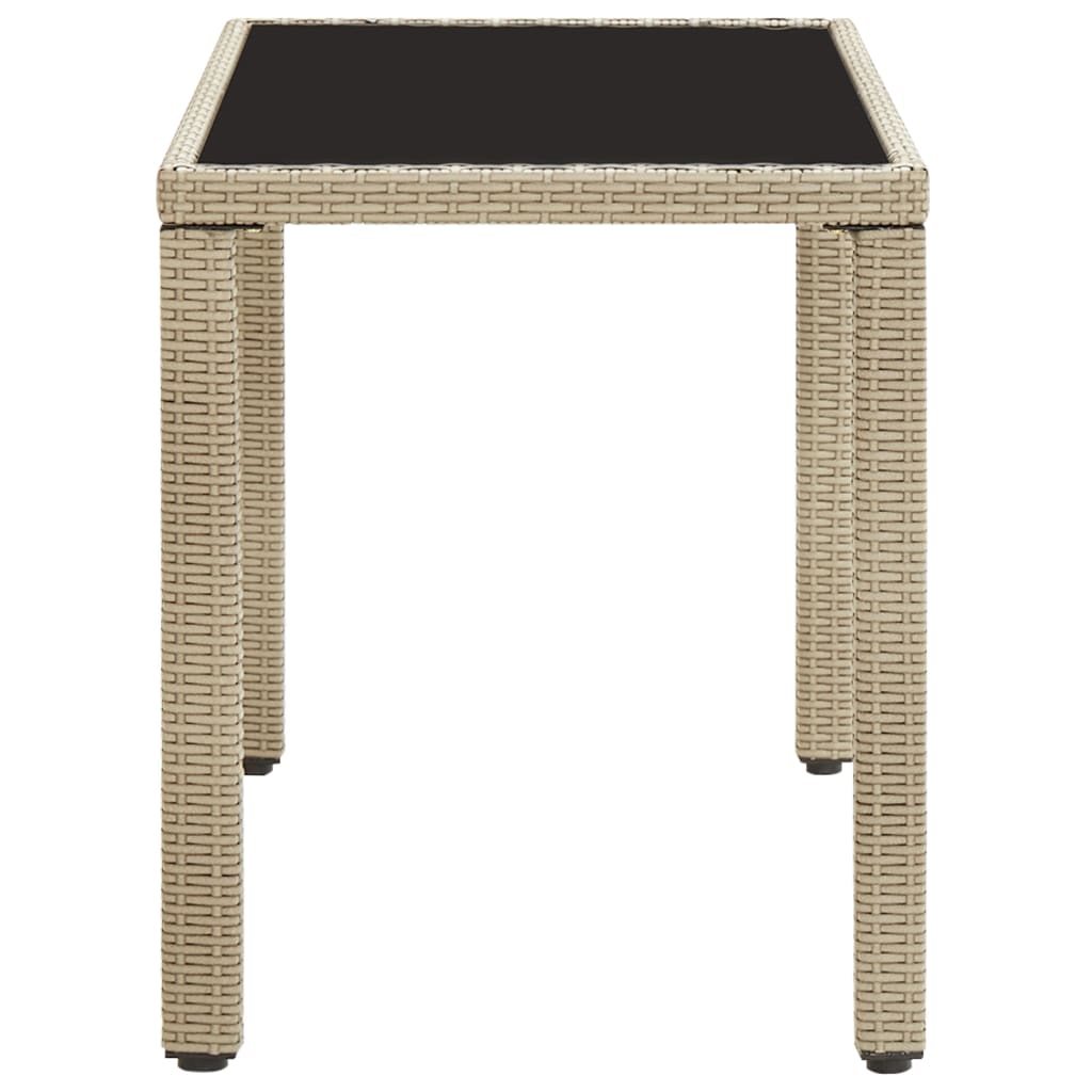 Tuintafel 110x60x67 cm poly rattan