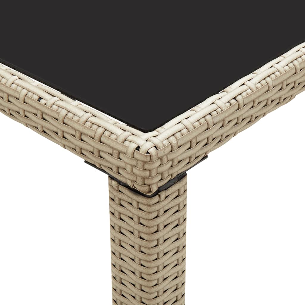 Tuintafel 110x60x67 cm poly rattan