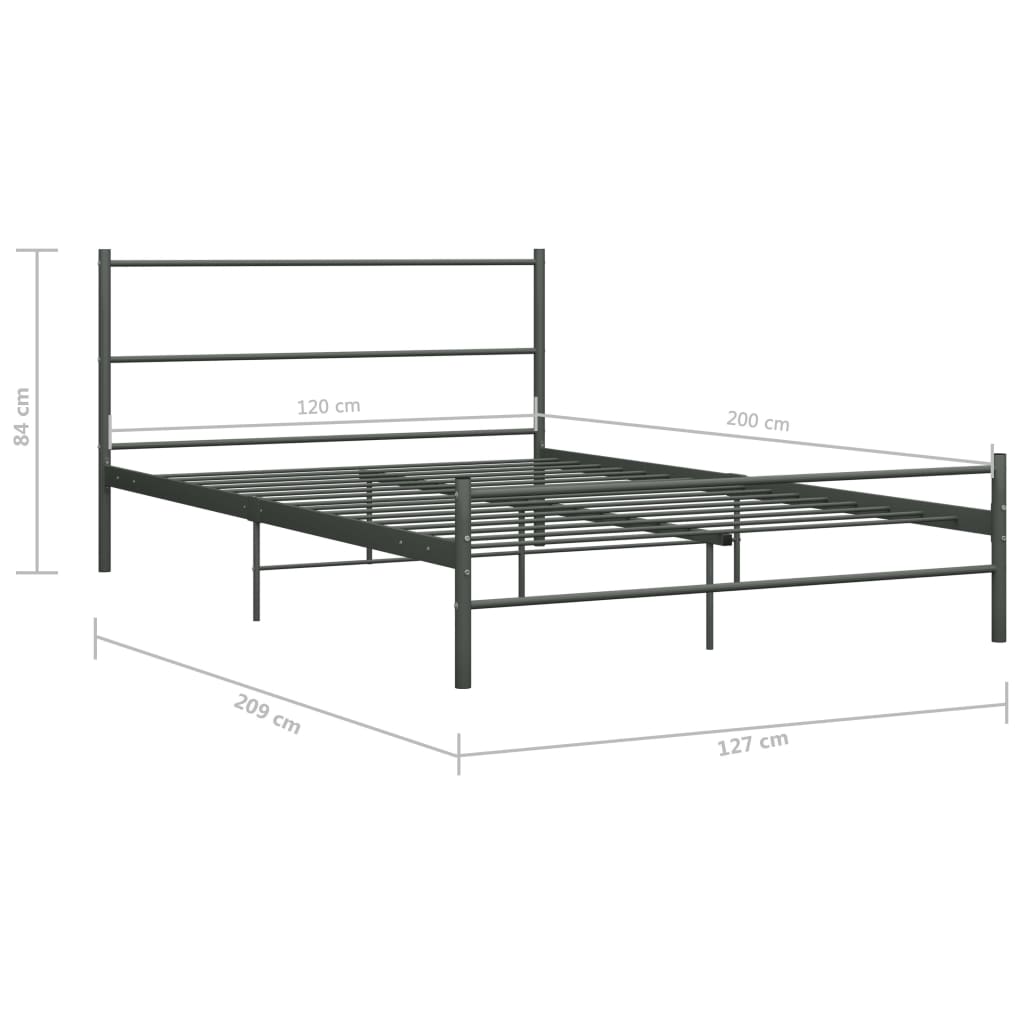 Bedframe metaal 200x200 cm