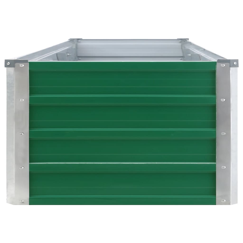 Plantenbak verhoogd 100x40x45 cm gegalvaniseerd staal groen