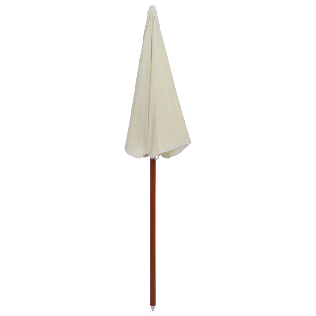 Parasol met stalen paal 180 cm