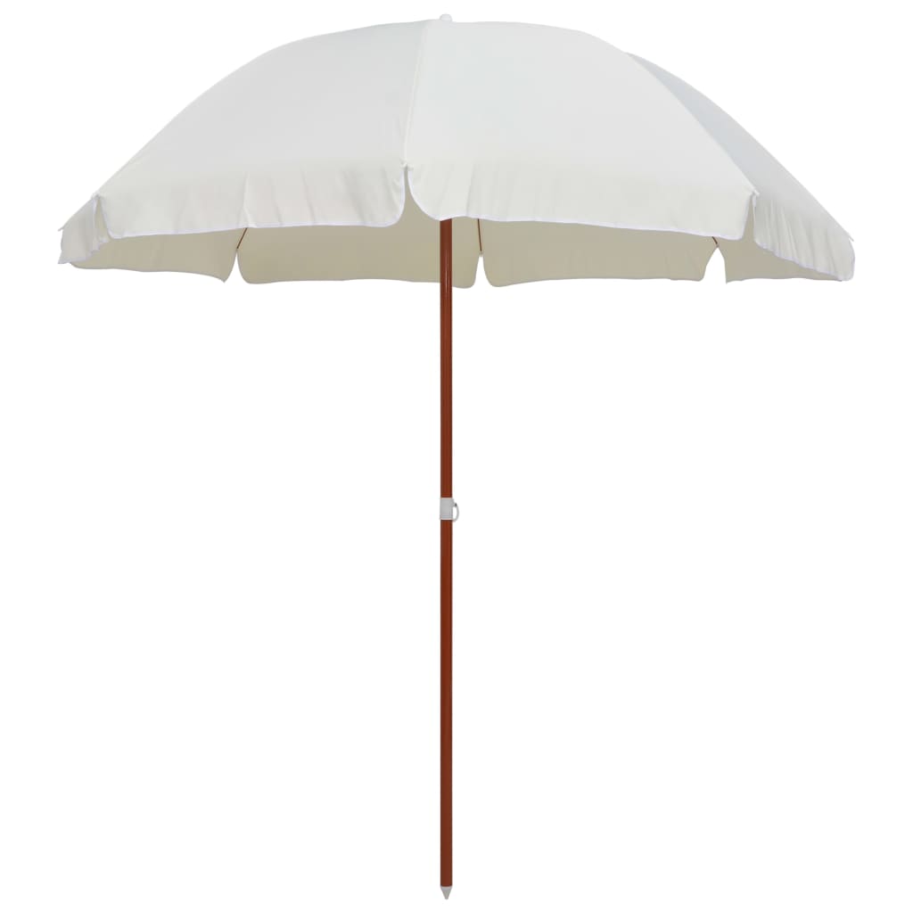 Parasol met stalen paal 180 cm