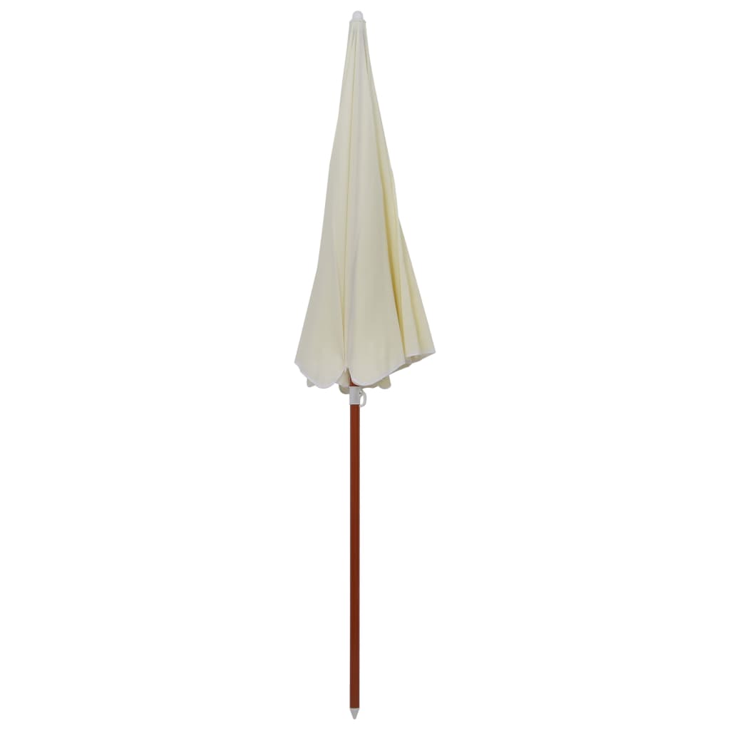 Parasol met stalen paal 180 cm