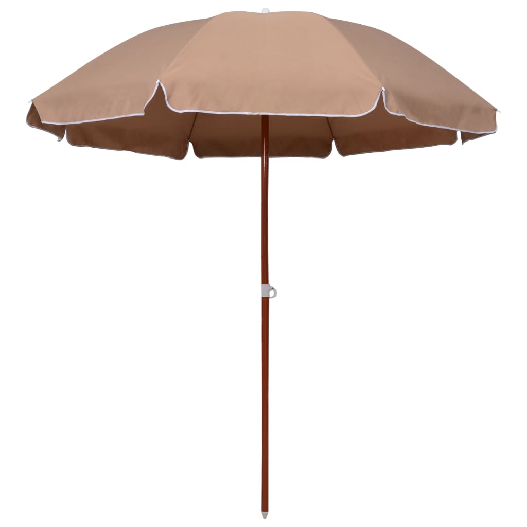 Parasol met stalen paal 180 cm