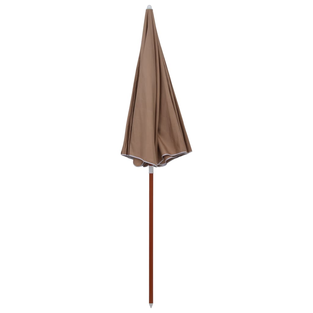 Parasol met stalen paal 180 cm