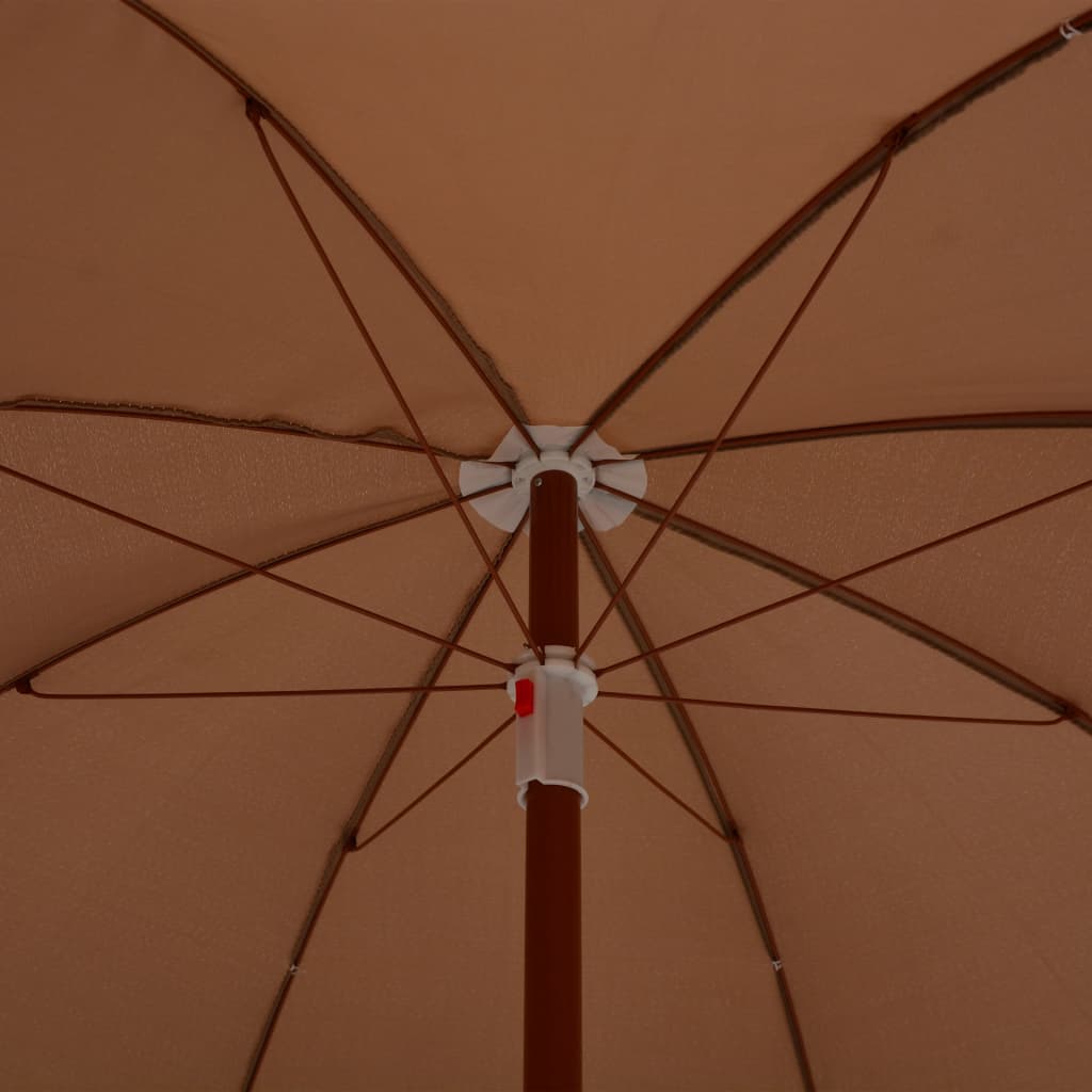 Parasol met stalen paal 180 cm