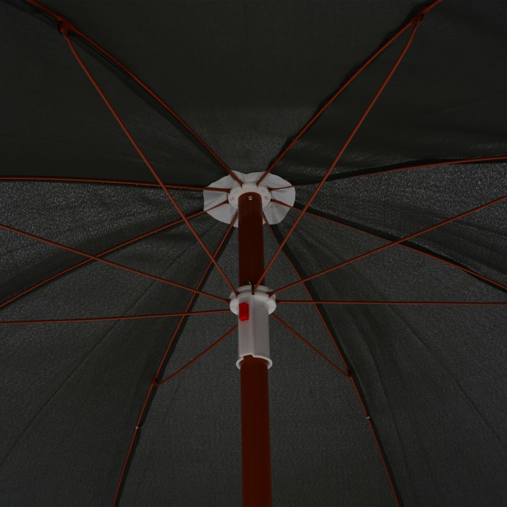 Parasol met stalen paal 180 cm