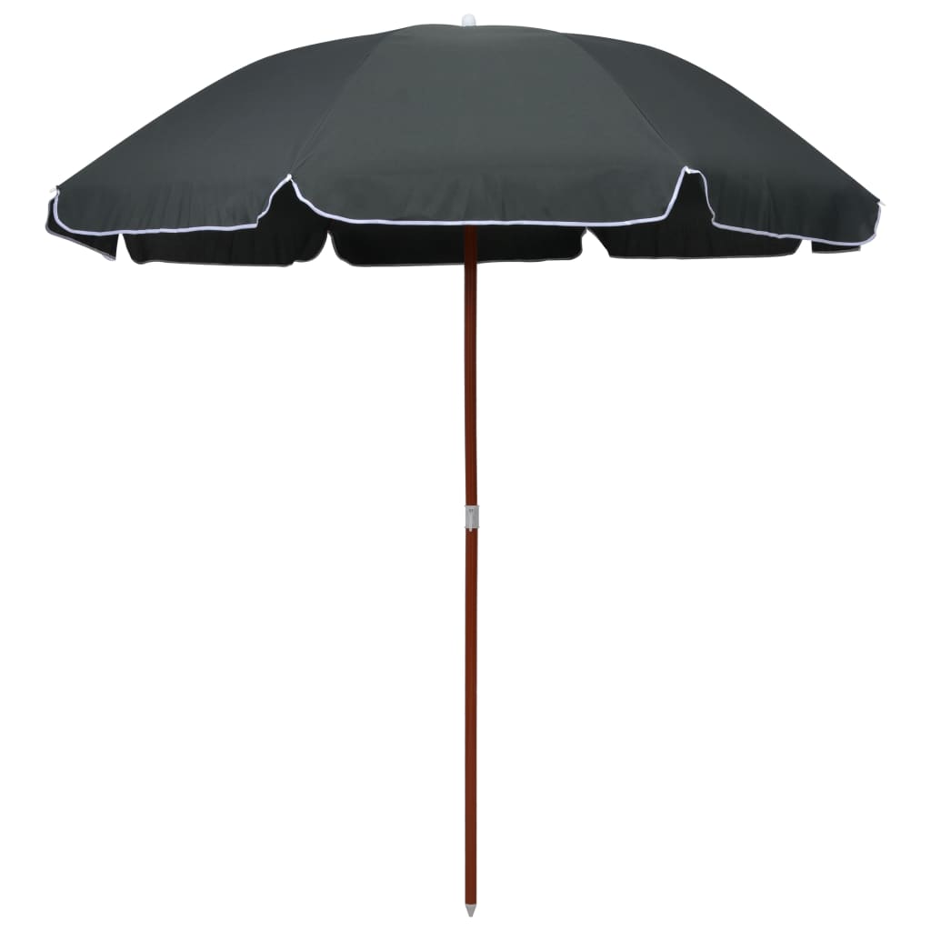 Parasol met stalen paal 180 cm