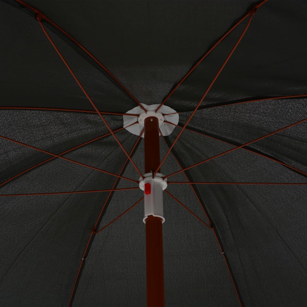 Parasol met stalen paal 180 cm