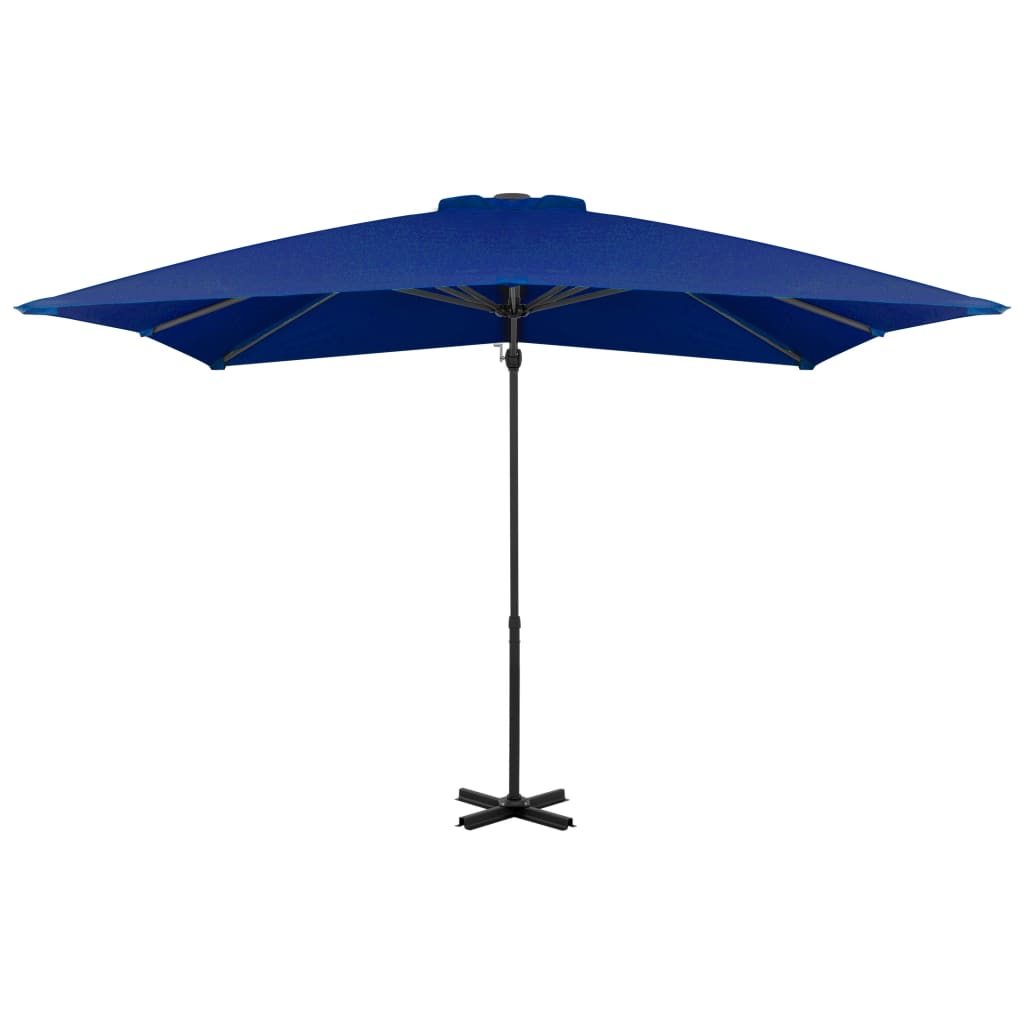 Zweefparasol met aluminium paal 300 cm zandkleurig