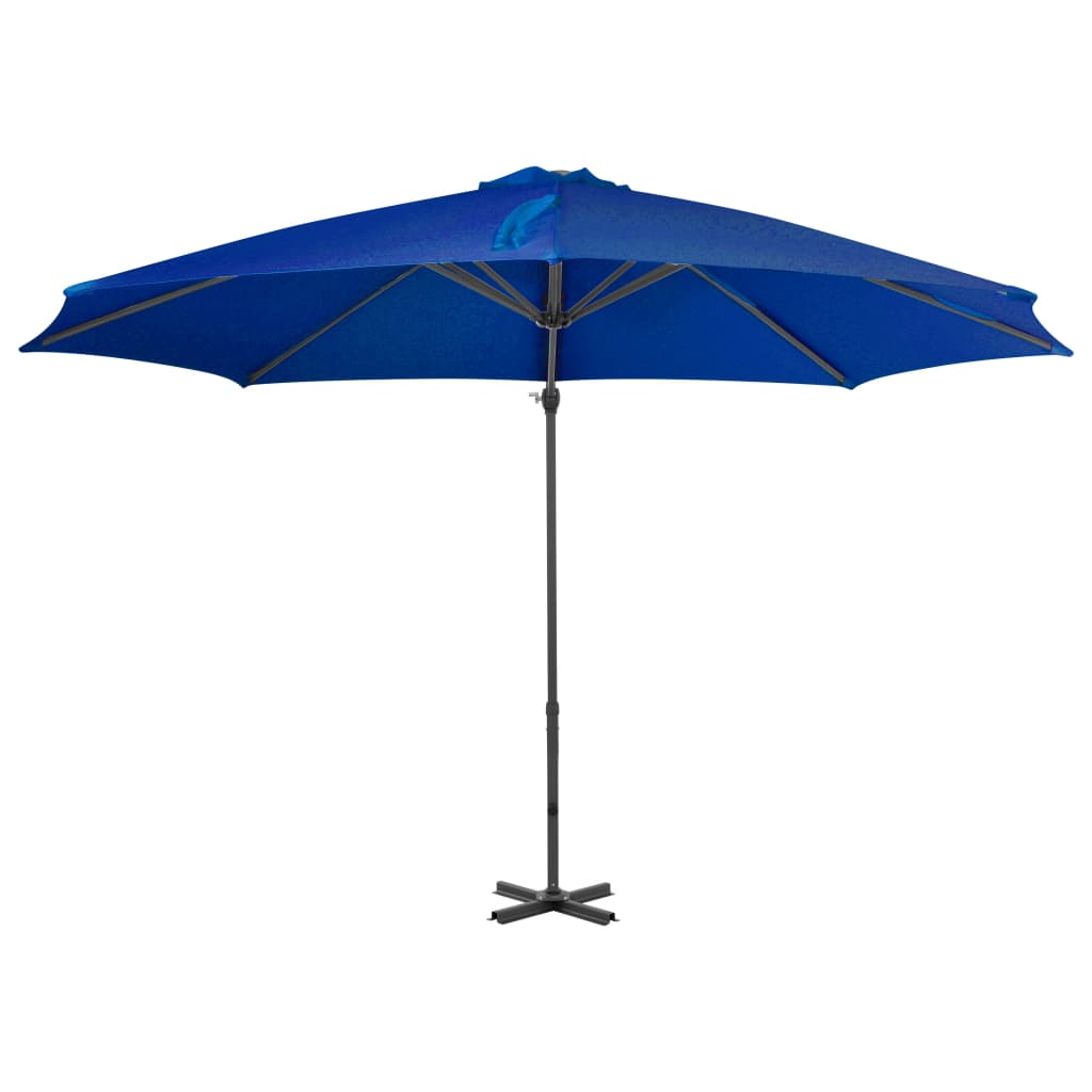 Zweefparasol met aluminium paal 300 cm zandkleurig